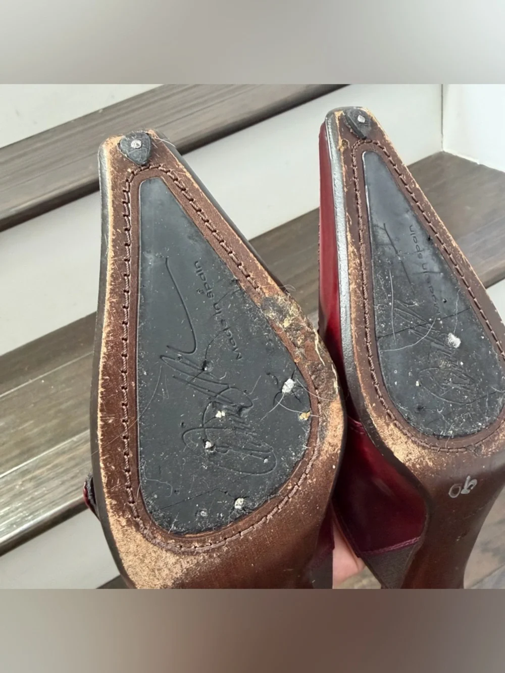 Vintage Donald J Pliner Cntalicious Sex in the City Pointy Kitten Heel 9M red